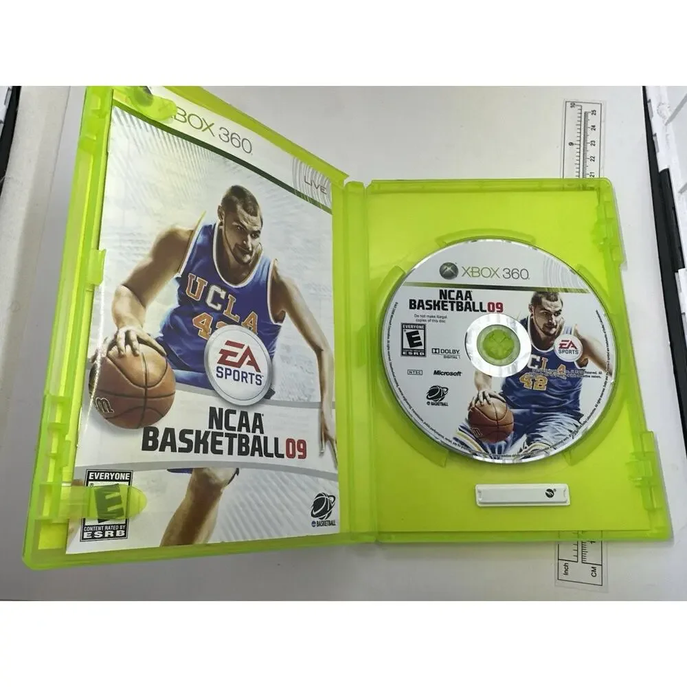 NCAA Basketball 09 Microsoft Xbox 360 Vintage Retro Gaming Fast Shipping